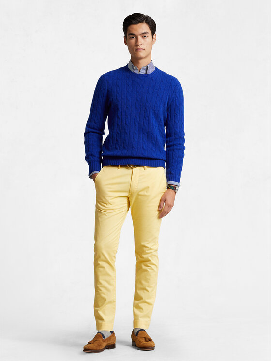 Polo Ralph Lauren Polo Ralph Lauren Chinosy 710704176032 Żółty Slim Fit