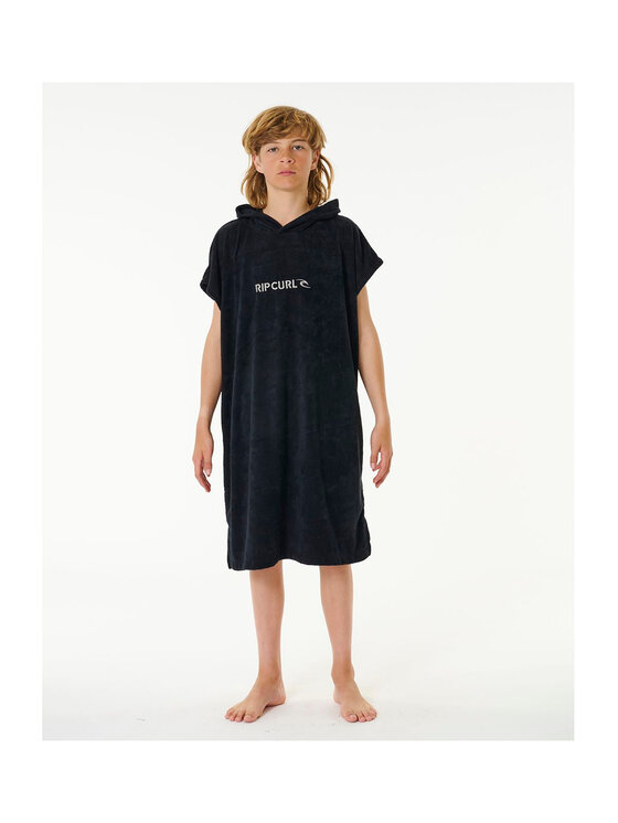Rip Curl Rip Curl Ponczo Brand Hooded Towel - Boy Czarny