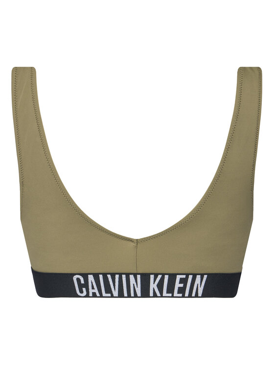 Calvin Klein Swimwear Calvin Klein Swimwear Горнище на бански KW0KW02745 Зелен