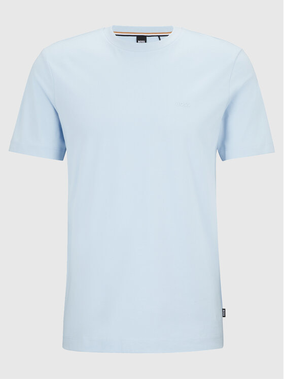 BOSS Boss Tričko Thompson 50468347 Modrá Regular Fit