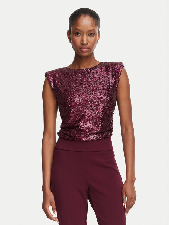 Rinascimento Body CFC0130361003 Vișiniu Slim Fit