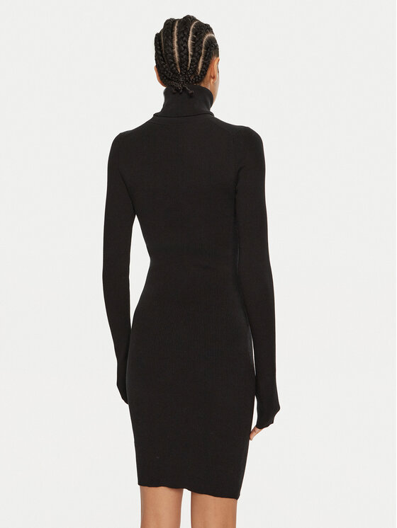 Calvin Klein Jeans Calvin Klein Jeans Rochie tricotată J20J224150 Negru Slim Fit
