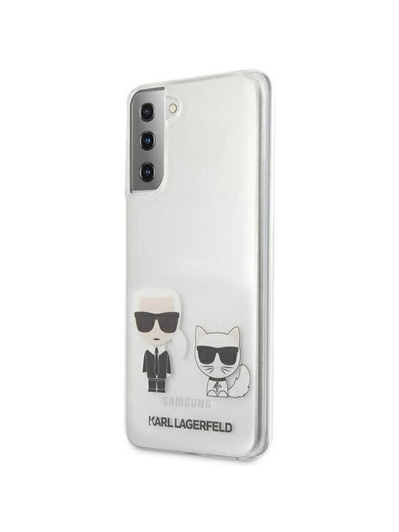 KARL LAGERFELD KARL LAGERFELD Etui na telefon Karl & Choupette Przezroczysty