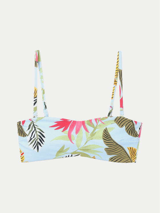 Desigual Desigual Bikinio viršus Palms 24SWMK06 Mėlyna