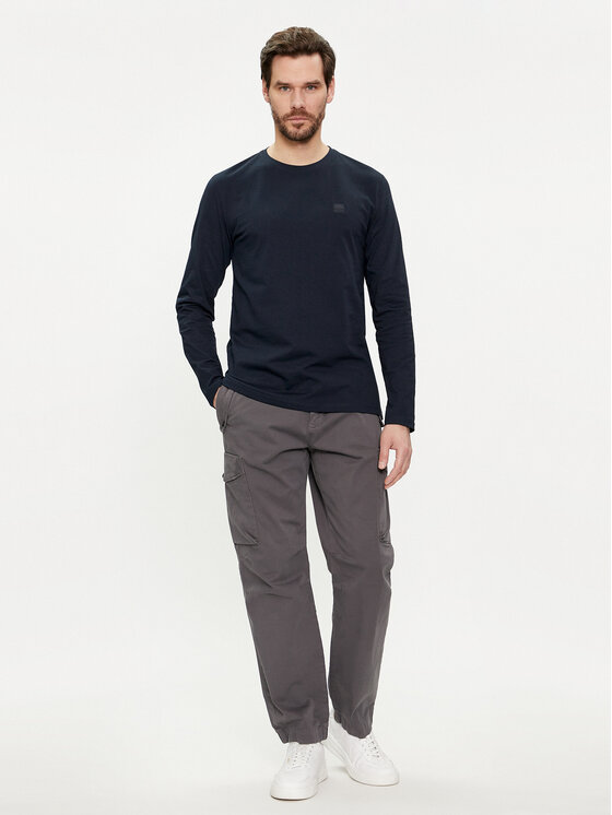 BOSS Boss Majica dugih rukava Tacls 50512111 Tamnoplava Regular Fit