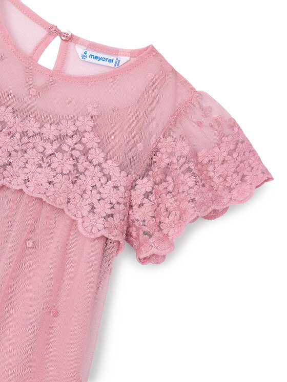 Mayoral Mayoral Elegantes Kleid 3909 Rosa Regular Fit