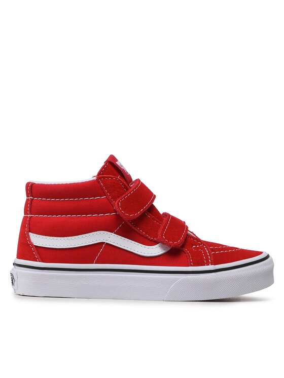 Dziecięce Tenisówki Vans, Rozmiar 32.5, Czerwone, Sk8-Mid Reissu VN00018TH1N1