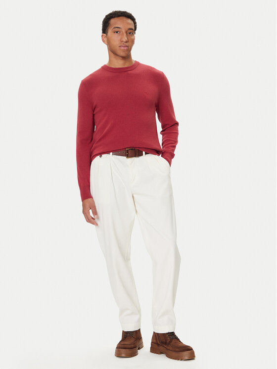 Marc O'Polo Marc O'Polo Svetr 529 5144 60504 Červená Regular Fit