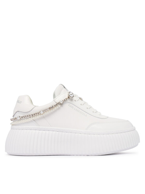 KARL LAGERFELD KARL LAGERFELD Sneakersy Kreeper KL42320P Bílá
