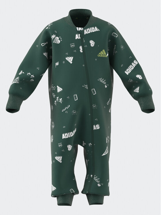 adidas adidas Kombinezon IA1559 Zielony Regular Fit