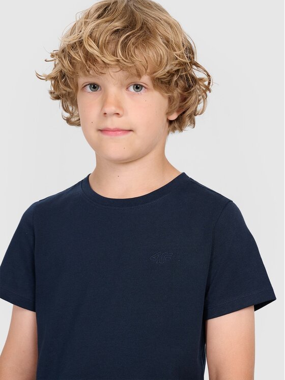 4F 4F T-Shirt 4FJWMM00TTSHM2330-31S Μπλε Regular Fit