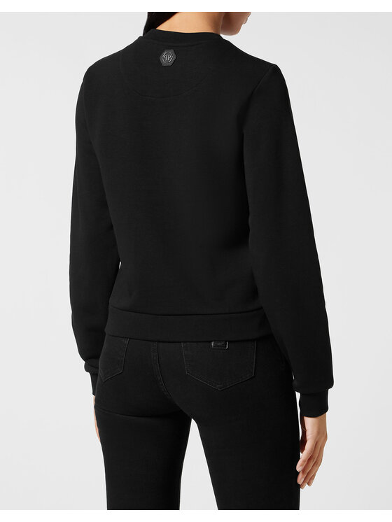 PHILIPP PLEIN PHILIPP PLEIN Bluza 9249 Czarny Regular Fit