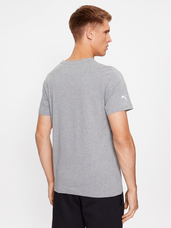 Puma Puma T-Shirt Bmw Mms Ess Logo 621314 Szary Regular Fit
