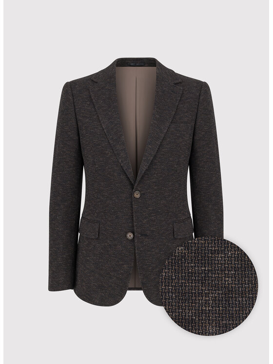 Pako Lorente Pako Lorente Marynarka P26WF-3X-013 Brązowy Slim Fit
