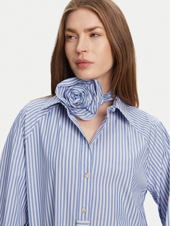 Marella Marella Camicia Von 2513111014 Celeste Relaxed Fit