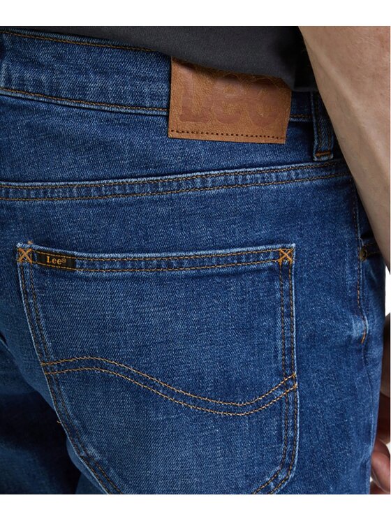 Lee Lee Jeansy West Niebieski Relaxed Fit