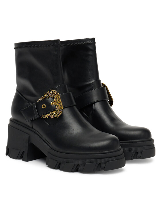 Versace Jeans Couture Versace Jeans Couture Botki 79VA3S80 Czarny
