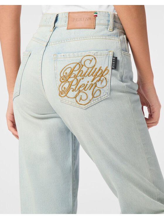 PHILIPP PLEIN PHILIPP PLEIN Jeansy 24897 Niebieski