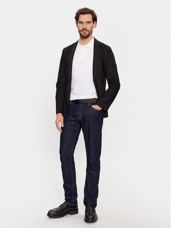 Calvin Klein Calvin Klein Pólóing Smooth Cotton Slim Polo K10K111657 Fehér Regular Fit