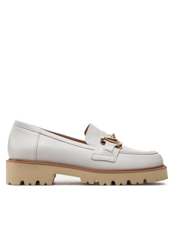 Loafers R.Polański 1602 Biały Lico