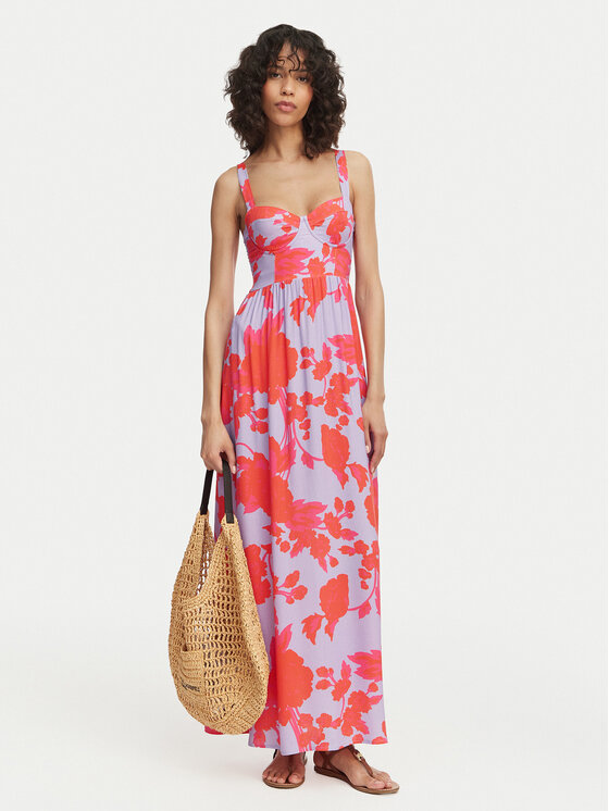 Maaji Maaji Літня сукня Lamary PT3024CLD001 Фіолетовий Regular Fit