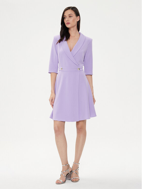 Rinascimento Rinascimento Kokteilinė suknelė CFC0118280003 Violetinė Regular Fit