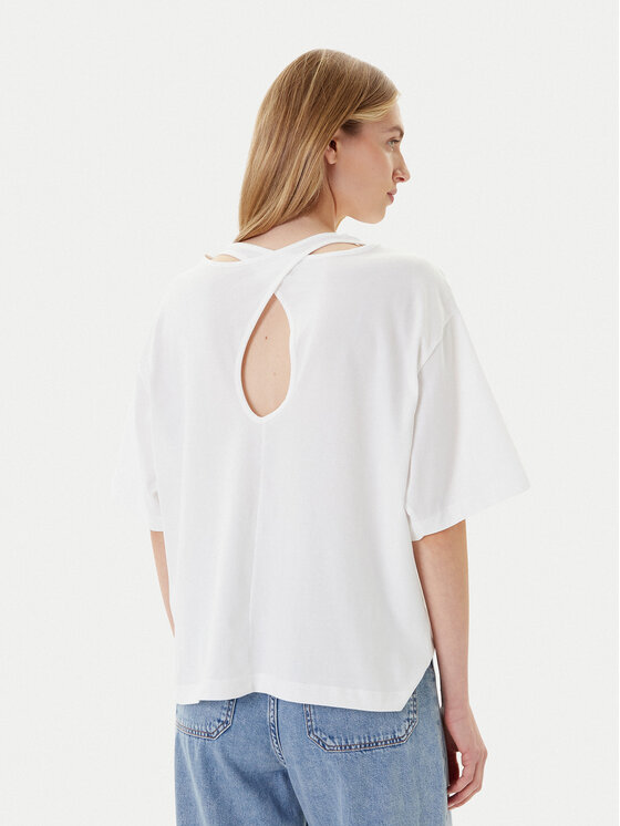 United Colors Of Benetton United Colors Of Benetton T-shirt 3903D10AA Bijela Boxy Fit