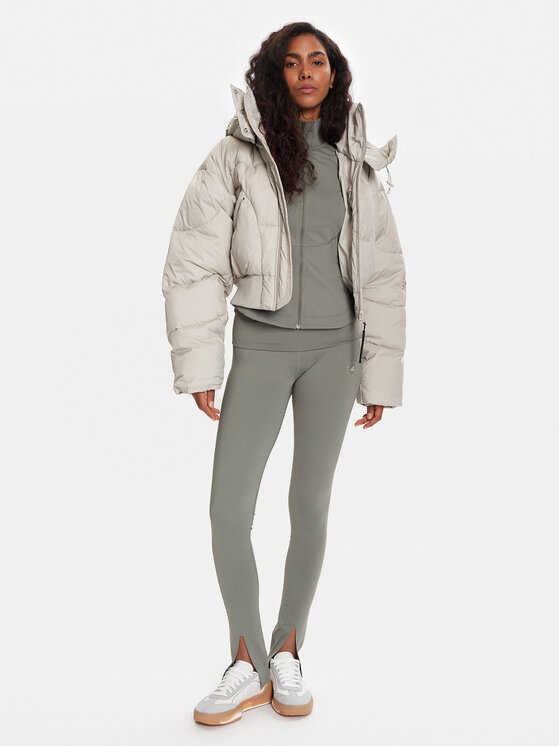 adidas by Stella McCartney adidas by Stella McCartney Zimné bundy KA0645 Sivá Loose Fit