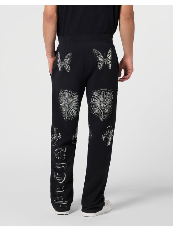 PHILIPP PLEIN PHILIPP PLEIN Spodnie dresowe 29863 Czarny Jogger Fit