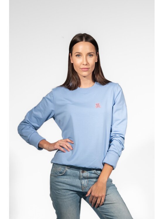 MANDRAGORA MANDRAGORA Felpa unicorn Blu Regular Fit
