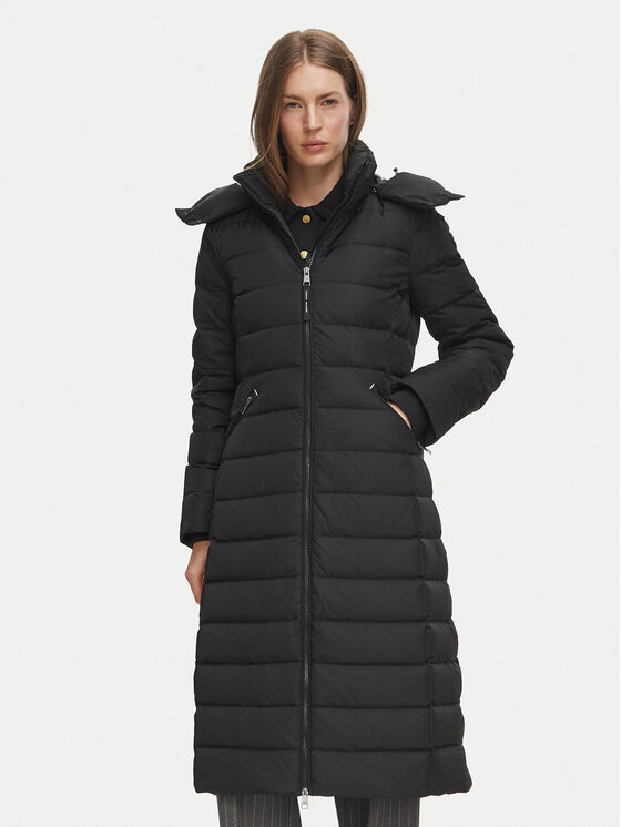 Tommy Hilfiger Tommy Hilfiger Vatovaná bunda WW0WW52290 Černá Regular Fit