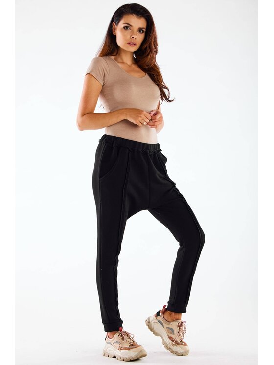 Infinite You Infinite You Dámské kalhoty M274 Černá Basic Fit