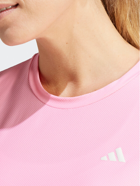 adidas adidas Koszulka techniczna Own The Run IN1592 Różowy Regular Fit