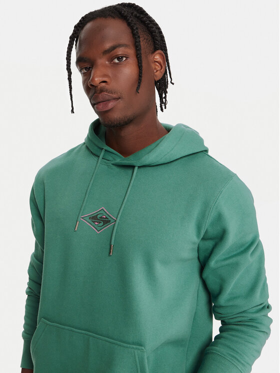 Quiksilver Quiksilver Суитшърт Graphic EQYFT05131 Зелен Regular Fit