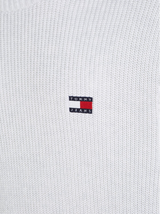 Tommy Jeans Tommy Jeans Пуловер Tonal Xs Badge DM0DM17776 Сив Regular Fit