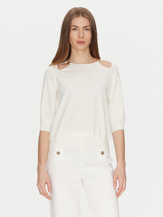 TWINSET TWINSET Džemper 251TP3490 Écru Loose Fit