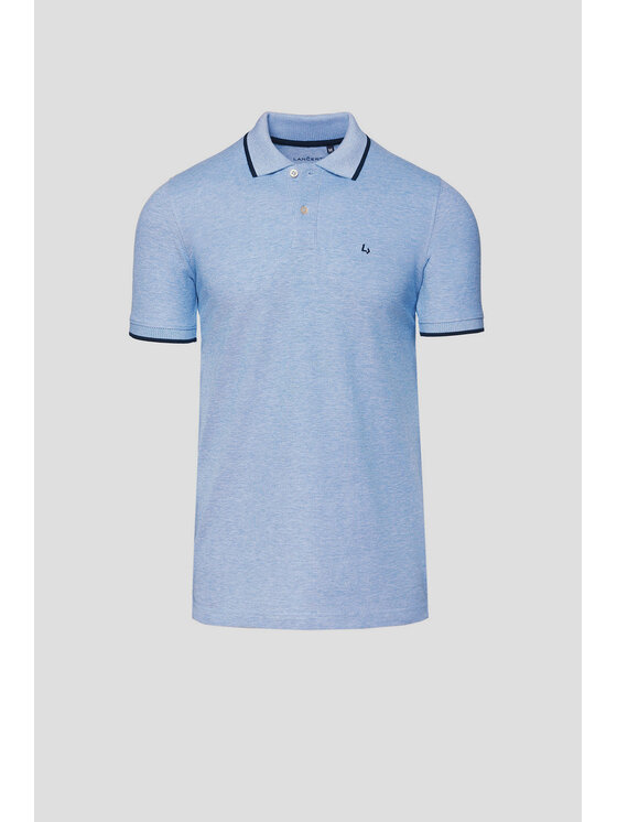 Lancerto Lancerto Polo Borin PO073125000011 Niebieski Regular Fit