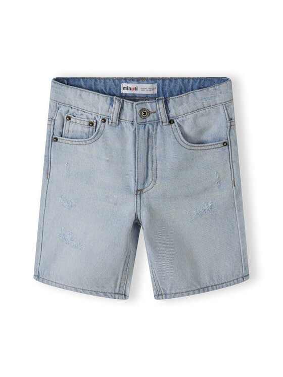 minoti minoti Szorty jeansowe 23short41 Niebieski jasny Regular Fit