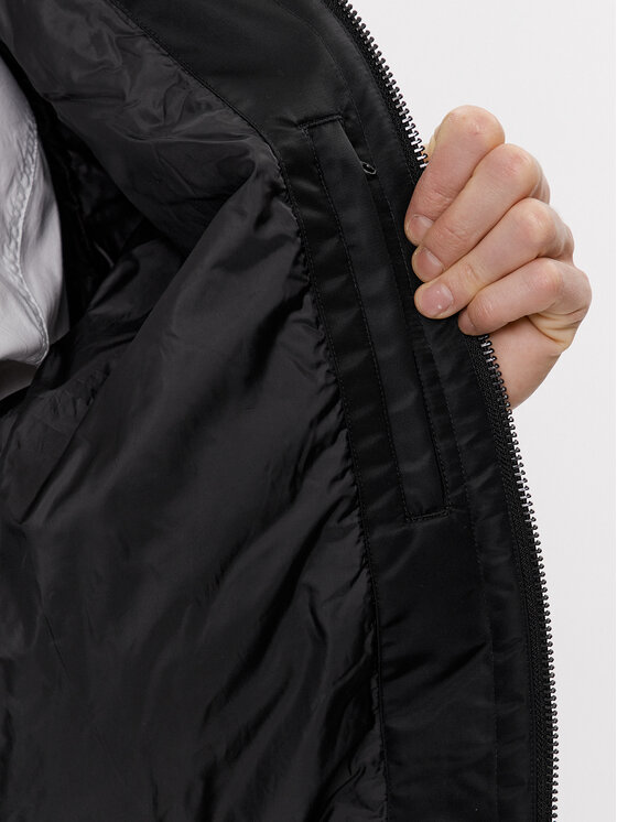 Calvin Klein Calvin Klein Kurtka bomber Sateen K10K112370 Czarny Regular Fit