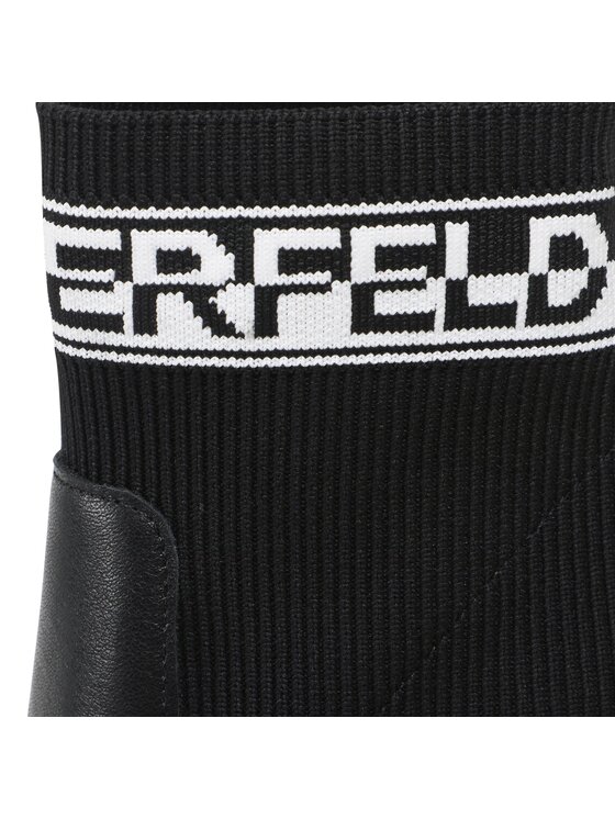 KARL LAGERFELD KARL LAGERFELD Čizme KL31353 Crna