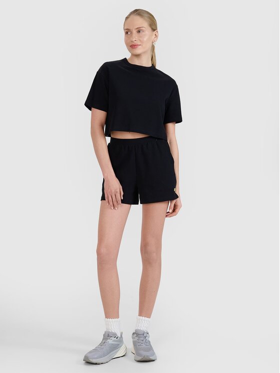 4F 4F Šortky 4FWSS25TSHOF531-20S Čierna Regular Fit