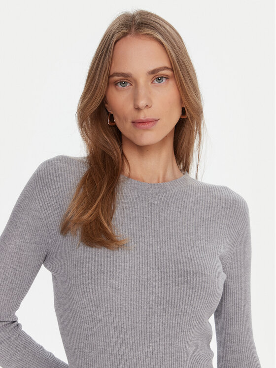 Kontatto Kontatto Sveter 3M0809C Sivá Slim Fit