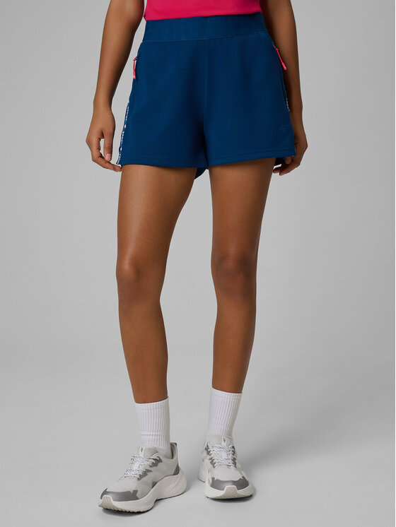 4F 4F Szorty sportowe COZY Turkusowy Slim Fit