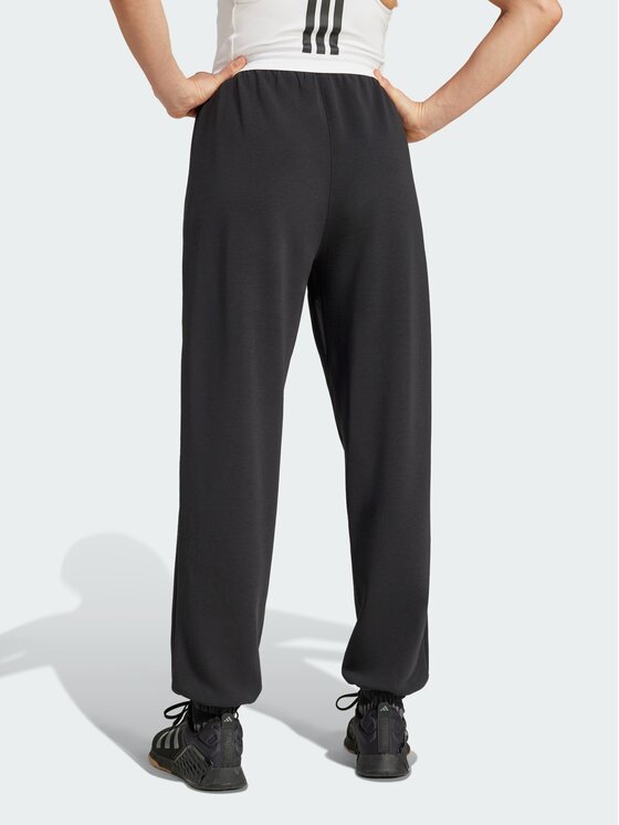 adidas adidas Spodnie materiałowe 141075 Czarny Loose Fit