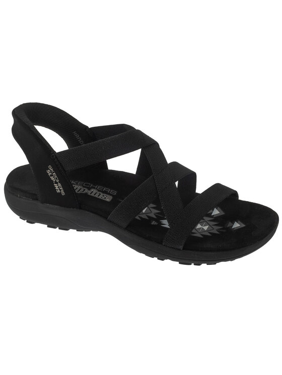 Skechers Skechers Sandały Skechers Slip-Ins: Reggae Slim - Stretch Flex Czarny