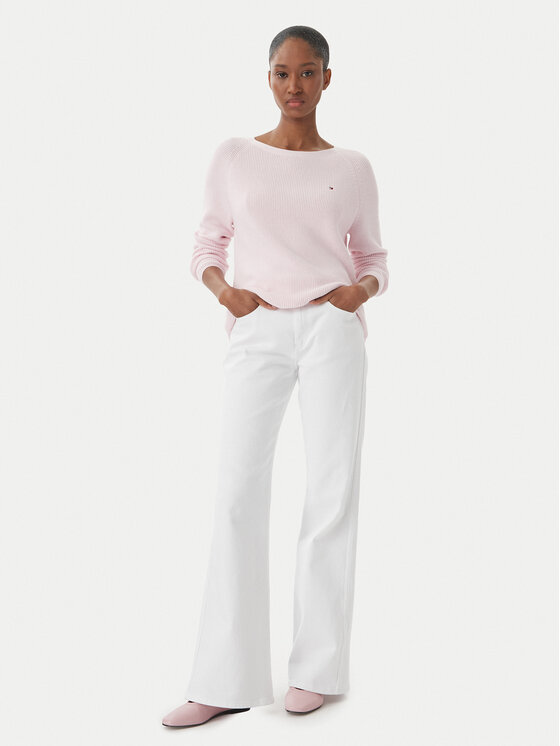 Tommy Hilfiger Tommy Hilfiger Megztinis WW0WW44975 Rožinė Regular Fit