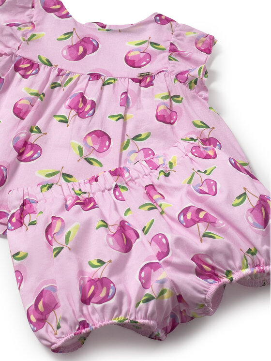 Mayoral Mayoral Set top i pantaloni scurti 1238 Roz Regular Fit