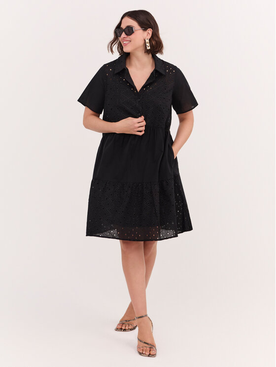 Fiorella Rubino Fiorella Rubino Sukienka wieczorowa 7085T001769N0Z3 Czarny A-Line Fit