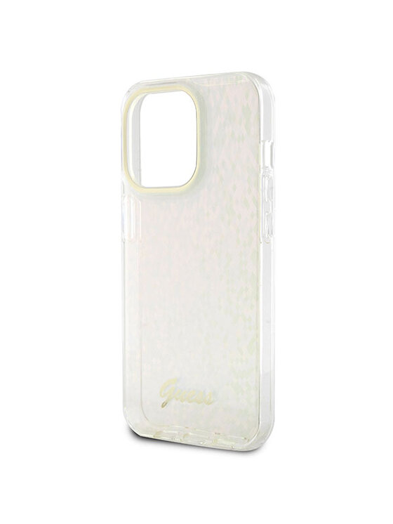 Guess Guess Etui na telefon iPhone 15 Pro Różowy