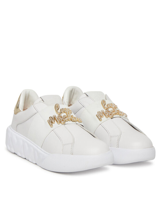LOVE MOSCHINO LOVE MOSCHINO Sneakersy JA15064G1MIA610A Biały